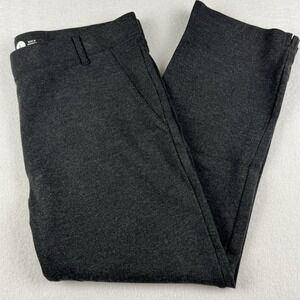 Betabrand Pants Womens Large Gray‎ Straight Leg Classic Career Casual